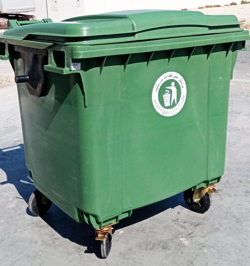 qatar garbage bin 1100 litre supplier