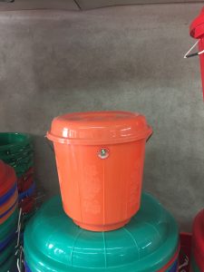 plastic bucket with lid pvc