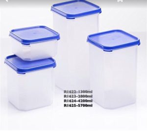 plastic kitchen container set