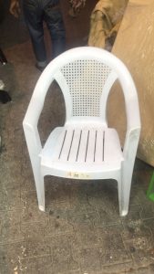 plastic chair white